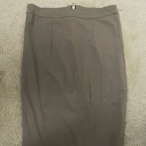 Tan Pencil Skirt